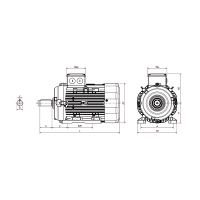 Moteur Lectrique Spl M D B Epoxy Leroy Somer Mvi