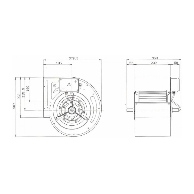 Ventilateur Centrifuge Ddm Bride Et Support Nicotra Mvi