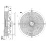 Ventilateur hélicoïde S4D400-AP12-03 - 13032404