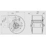 Ventilateur centrifuge DDM 10/8.550.4. BRIDE ET SUPPORT - 30461021