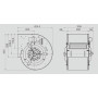 Ventilateur centrifuge DDM 10/8.550.4  BRIDE ET SUPPORT - 30452090