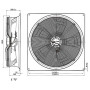 Ventilateur hélicoïde W3G910-G084-21 - 13530915
