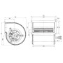 Ventilateur centrifuge D3G160-BF60-11 - 13620161