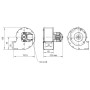 Ventilateur centrifuge RLD76/0086 Z A59-3030LH-191 apn - 13450003