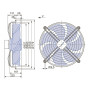 Ventilateur hélicoïde FN063-6EK.4I.V7P1. - 11060629