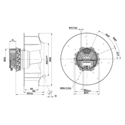 Moto-turbine R3G500-AP25-01 - 13630510