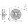 Ventilateur W4D630-GH01-01 - 13030638