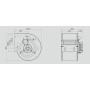 Ventilateur centrifuge DD 9/7.373.4. BRIDE ET SUPPORT - 30452015