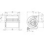 Ventilateur DDM 133/190.60.2.4V BRIDE ET SUPPORT - 30462132