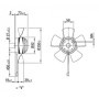 Ventilateur hélicoïde A4D250-AA04-01. - 13031234