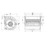 Ventilateur centrifuge D3G146-LU03-01 - 13620147
