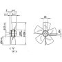 Ventilateur hélicoïde A4D300-AA04-32 - 13031280