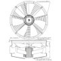 Ventilateur hélicoïde IA0900 3VIM44 TX120L12 - 26010903