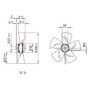 Ventilateur hélicoïde A4D300-AA02-02. - 13031308