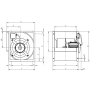 Ventilateur centrifuge CBDT-12/12-6T-1.5-F-400 - 23417014