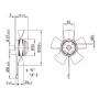 Ventilateur hélicoïde A2E250-AE65-02 - 13031252