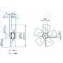Ventilateur hélicoïde A4D315-AC20-01 - 13031318