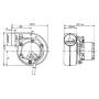 Ventilateur centrifuge G2S097-FF06-11 - 13410025