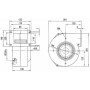 Ventilateur centrifuge G4E180-AB01-01 - 13410101