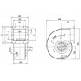 Ventilateur centrifuge G4D180-GF20-01 - 13410107