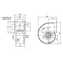 Ventilateur centrifuge G4D180-FF20-01 - 13410109