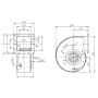 Ventilateur centrifuge G4E180-GS11-01 - 13410111