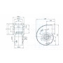 Ventilateur centrifuge G4D200-CL12-01 - 13410132