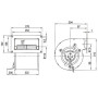 Ventilateur centrifuge D4E133-DL01-H9 - 13422051