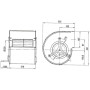 Ventilateur centrifuge D2E160-AB01-06 - 13422097