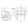 Ventilateur centrifuge D4E180-BA02-02 - 13422100