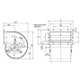 Ventilateur centrifuge D4D225-CC01-02. - 13422122
