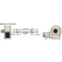 Ventilateur centrifuge CMR-1445-4T - 23021452
