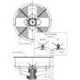 Ventilateur hélicoïde IA0900 PA25 TX140L06 - 26020926
