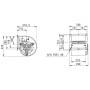 Ventilateur centrifuge DD 7/7.147.6. BRIDE ET SUPPORT - 30451020