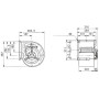 Ventilateur centrifuge DD 9/7.373.4. BRIDE ET SUPPORT - 30452011