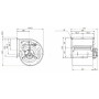 Ventilateur centrifuge DD 10/10.550.4. BRIDE ET SUPPORT - 30452172