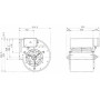 Ventilateur centrifuge DDM 7/7.147.4. BRIDE ET SUPPORT - 30460770