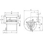 Ventilateur centrifuge D4E133-DL01-J5 - 13422047