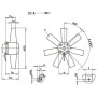 Ventilateur hélicoïde FC031-4DA.2A.A6 - 11020033