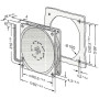 Ventilateur compact 3412N/2GLE-454 - 13020109