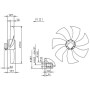 Ventilateur hélicoïde FE071-SDA.6F.V7. - 11030343