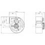 Ventilateur centrifuge SAI 12/6 RD M966 +SQD LAM FOR - 30480035