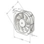 Ventilateur compact W1G200-HH01-52 - 13510591