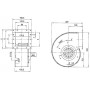 Ventilateur centrifuge G4D200-BL12-01 - 13410134