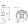 Ventilateur hélicoïde FB050-6DK.4C.6P. - 11010370