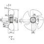 Ventilateur hélicoïde A4E360-AC20-06 - 13031382