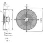 Ventilateur hélicoïde S6E400-AP10-01. - 13032411